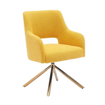 Westintrends Mid-century Modern Large Boucle Swivel Accent Arm Chair ...