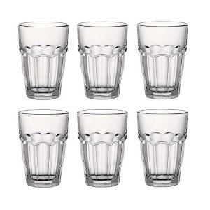 Bormioli Rocco 16.25 oz. Rock Bar Cooler Stackable Drink Glass, 6-Piece, Clear - 1 of 4