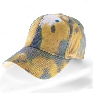 Alilang Tie-Dye Pattern Baseball Cap with Curved Brim - 1 of 4
