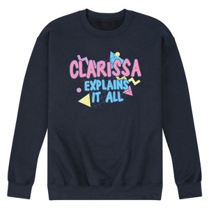 Men's - Clarissa Explains It All - Clarissa Explains It All Graphic Fleece Sweatshirt - 1 of 4