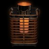 Northlight Rattan Rectangular Glass Candle Lantern with Jute Handle - 11.25" - 3 of 4