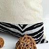 Slickblue Decorative Linen Throw Pillow - Stylish Patchwork Floor Cushion, 19.7"x19.7", 8 Design Options - 3 of 4