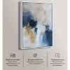 Art Remedy Morning Dew Blue Abstract Wall Art Framed - 3 of 4