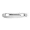 Black Bow Jewelry Channel Set .08 Ctw Diamond 3mm Ring in Rhodium Plated Sterling Silver - 3 of 4
