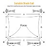 LakeForest"Stainless Steel Sun Shade Sail Hardware Kit for Easy Installation of Rectangular & Square Sails"Silver - 4 of 4