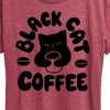 Women's - Instant Message - Black Cat Coffee Short Sleeve Graphic T-Shirt - 2 of 4