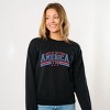 Simply Sage Market Women's Graphic Sweatshirt Land Of The Free America - 3 of 4