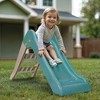 Dolu My First Garden Slide Kids Indoor Outdoor Playground Equipment, Green/White - 2 of 4