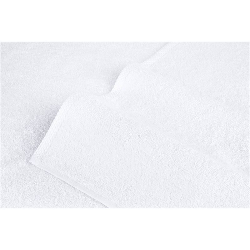 12pc Hotel Collection Washcloth Set White - Makroteks, 3 of 4