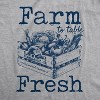 Mens Farm To Table Fresh T Shirt Cute Vegetables Farmers Market Tee - Crazy Dog Men's T Shirt - 2 of 4