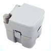 DOMETOUR Lightweight Portable Toilet Gallon Flushable Camping Toilet, Sanitary Outdoor Travel Toilet for Tents Boats Semi Trucks RV Campers Gray - 3 of 4