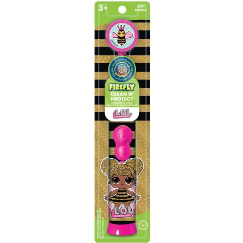 Firefly L.O.L. Surprise! Clean N' Protect Toothbrush with Anti-Bacterial Cover - 1ct - image 1 of 4