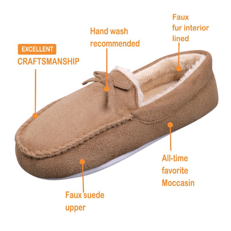 Charles Albert Women's Cozy Moccasin Slippers, 4 of 9