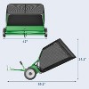 Tow-Behind Lawn Sweeper, 25 Cu.Ft Hopper, Adjustable Height, Universal Hitch - 3 of 4
