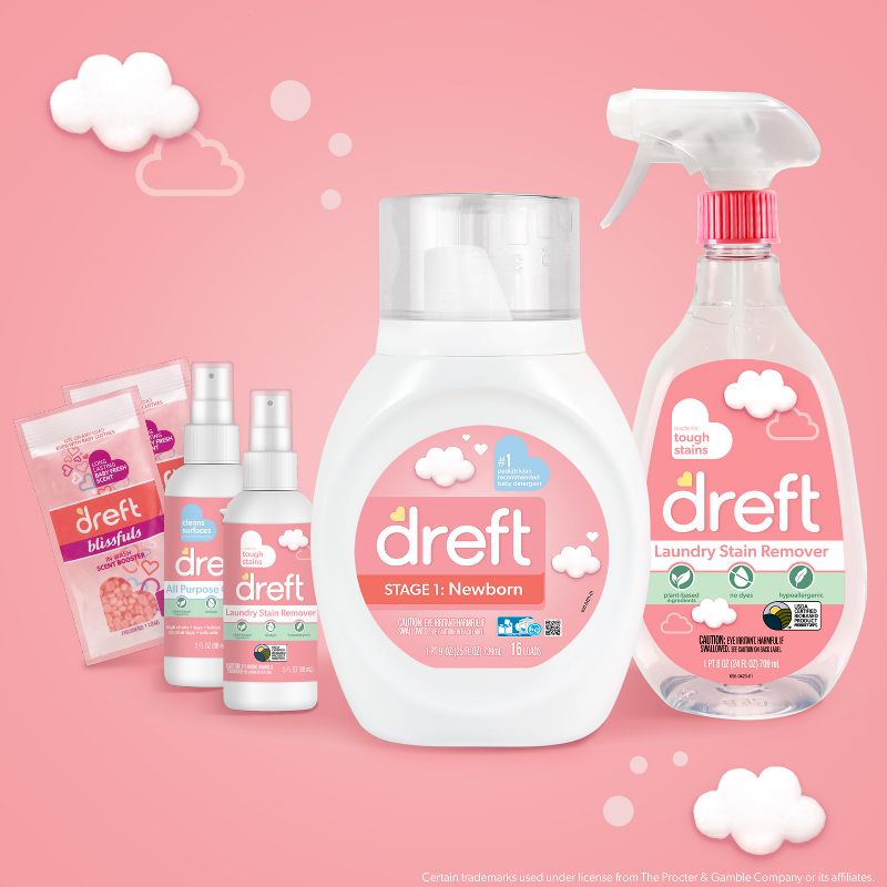 Dreft Bundle of Bliss Laundry Detergent Gift Pack - 6ct, 6 of 9