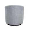 Fabric Swivel Accent Chair with Dacron-Wrapped Cushion, Wrap-Around Seat, and 360-Degree Swivel - 4 of 4