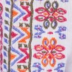 white boho embroidery