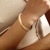 Ross-Simons Italian 14kt Yellow Gold-Plated Tubogas Cuff Bracelet - 2 of 3
