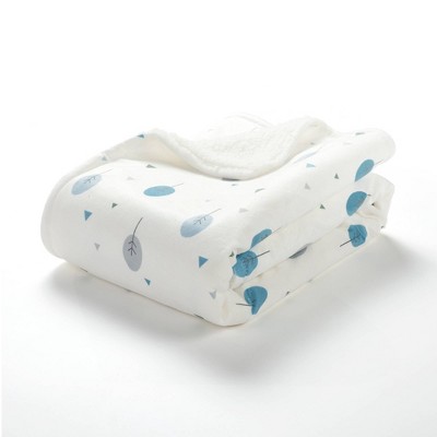 Lush Décor Soft Faux Shearling Baby Blanket