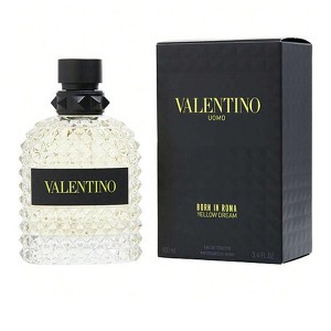 Valentino Uomo Born In Roma Yellow Dream By Valentino Men Lemon, Rose, White Musk  Edt Spray 3.4 Oz - 1 of 1