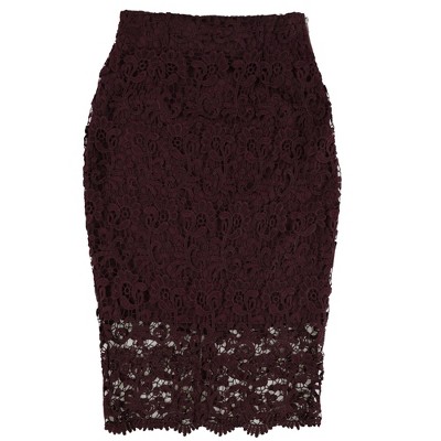 bar III Womens Laced A-line Skirt