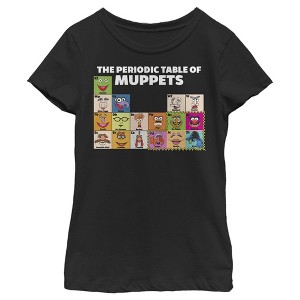 Girl's The Muppets Periodic Table of Muppets T-Shirt - 1 of 4