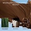 3/4 Pieces Bamboo Viscose Bed Sheet Set, Super Breathable & Cooling Bedding Set - NTBAY - 4 of 4