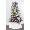 Darware Plush Animal Christmas Tree Ornaments 6pc Set; Holiday Craft Baby Shower Decoration - 3 of 4