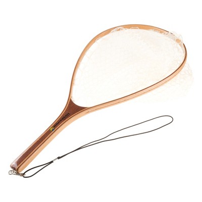 Leisure Sports Catch and Release Landing Fly Fishing Net - Natural Wood