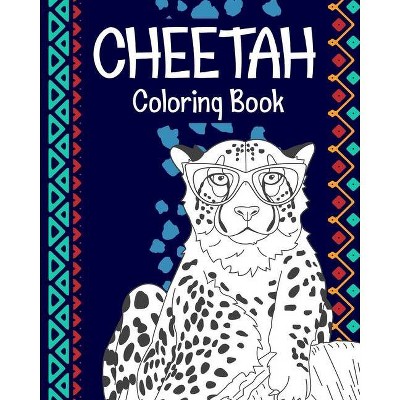 Cheetah Coloring Book - by  Paperland (Paperback)