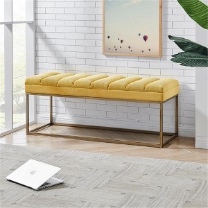 New Pacific Direct Darius KD Fabric Bench - 1 of 4