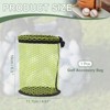 Unique Bargains Nylon Mesh Drawstring Golf Ball Storage Bag - 2 of 4