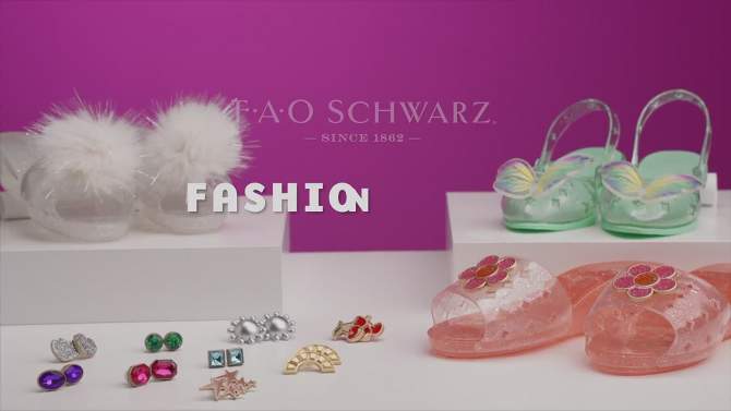 FAO Schwarz Custom Glam Shoe Set, 2 of 11, play video