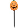 Northlight Jack-O-Lantern Shaped Halloween Pathway Markers - Clear - 3.75' Black Wire - 5ct - 4 of 4