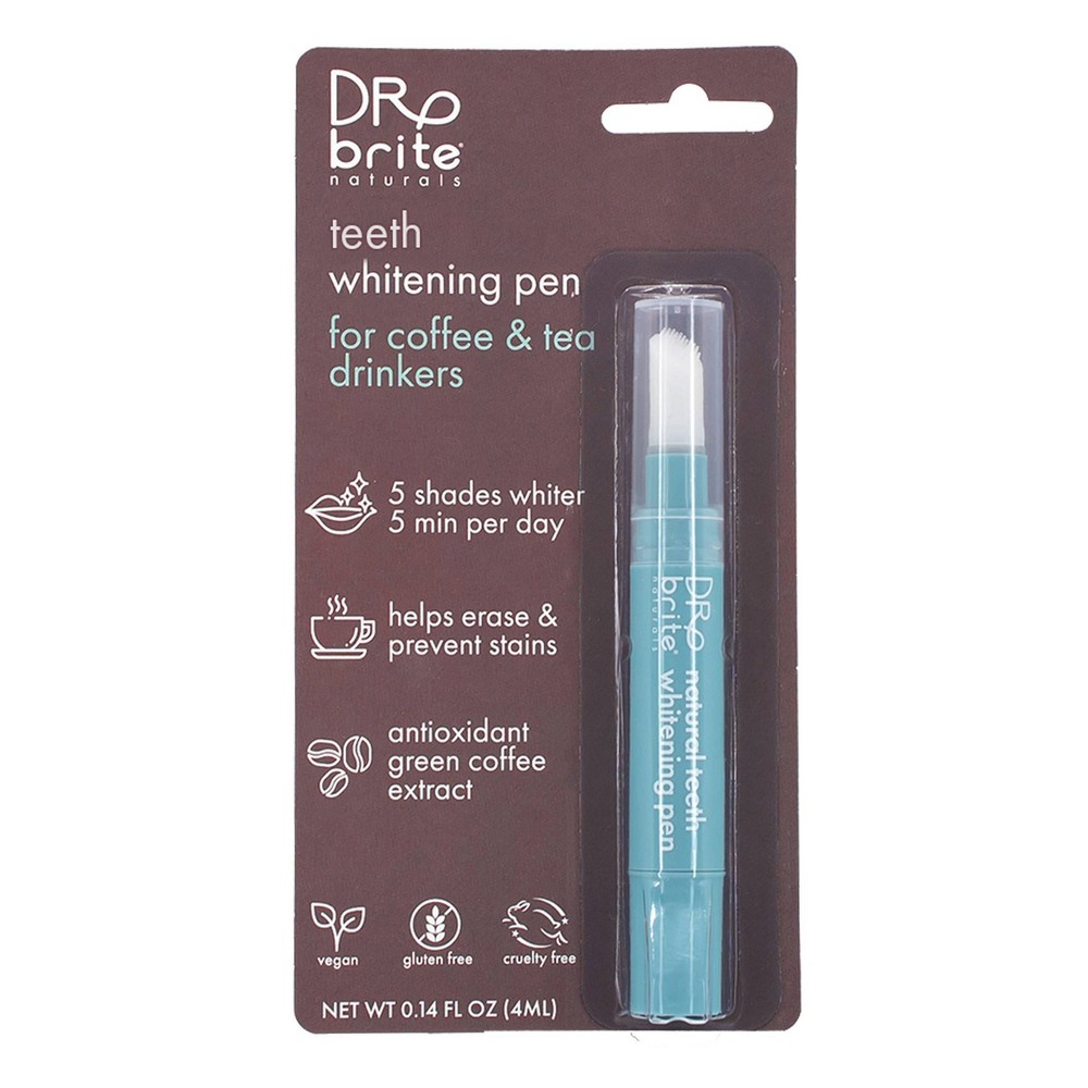 Photos - Toothpaste / Mouthwash Dr. Brite Whitening Pen for Coffee & Tea Drinkers - Trial Size - 0.14 fl o
