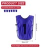 Unique Bargains Team Sports Reversible Numbered Soccer Training Vest 6 Pcs - 2 of 4