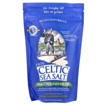 Celtic Sea Salt Fine Ground, Vital Mineral Blend, 1 lb (454 g)