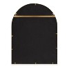 Kate and Laurel Schuyler Arch Wall Mirror with Shelf, 20x28, White - 4 of 4
