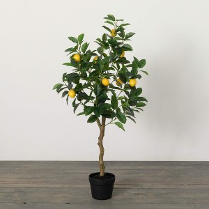 Sullivans Artificial 41" Lemon Tree, Green - 1 of 4