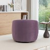SEYNAR Modern Glam Velvet Upholstered 360 Degree Swivel Accent Armchair - 4 of 4