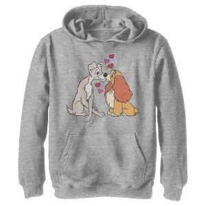 Boy's Lady and the Tramp Puppy Love Pull Over Hoodie - 1 of 4