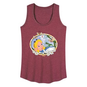 Women's - Disney - Alice in Wonderland Graphic Racerback Tank - 1 of 4