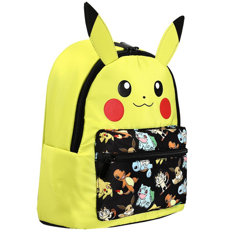 Pokemon's Pikachu Adorable Mini Backpack with 3d Ears, 3 of 7