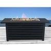 Steel Propane/Natural Gas Outdoor Fire Pit Table with Lid - 2 of 4