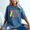 Simply Sage Market Women's Teach Love Inspire Pencil Short Sleeve Garment Dyed Tee - 2 of 4