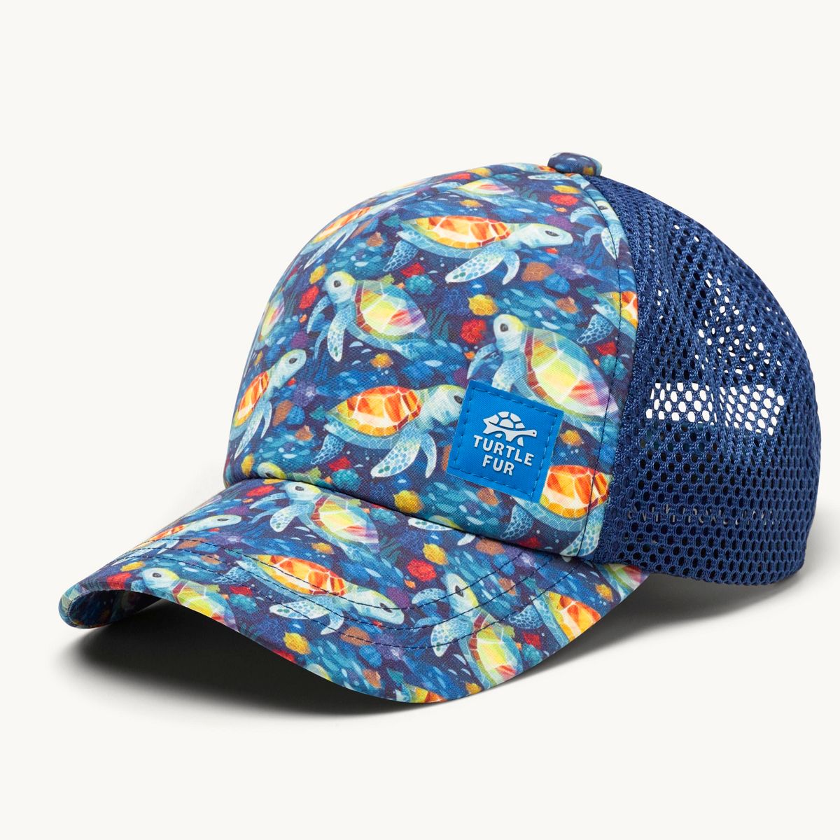 Turtle Fur Kids Quest Adjustable Trucker Hat - Soft Mesh Back Baseball Cap - thumbnail 9