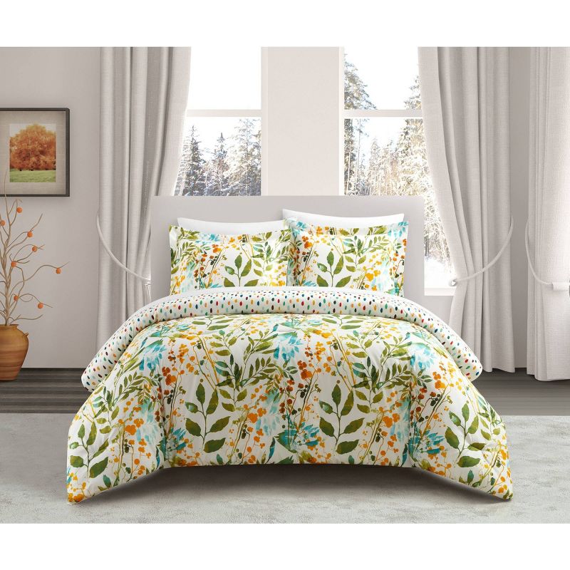 Chic Home Design Robyn Bedding Set Yellow, 1 of 6