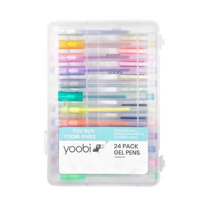 24ct Rollerball Gel Pens Medium Point Multicolored  - Yoobi™