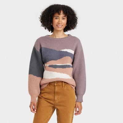 Women's Crewneck Pullover Sweater - Universal Thread™ Landscape