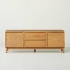 Wood & Cane Transitional Media Console - Hearth & Hand™ with Magnolia - 3 of 4